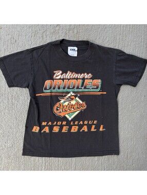 Vintage 90s Baltimore Orioles 1997 MLB baseball shirt KIDS 6Y- 7Y Size 6-8